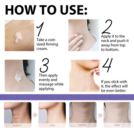 Retinol Neck Cream Neck Massage Desalting Neck Lines Nourishing And Firming Neck Skin Reshaping Swan Neck