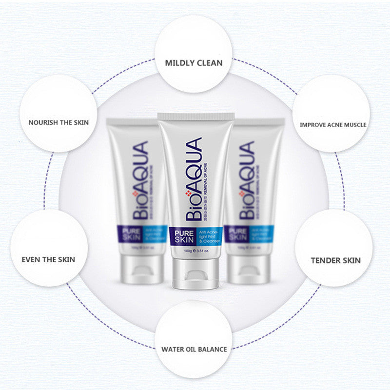 Facial Wash Cream Set Gentle Refreshing Nourishing Oil Control