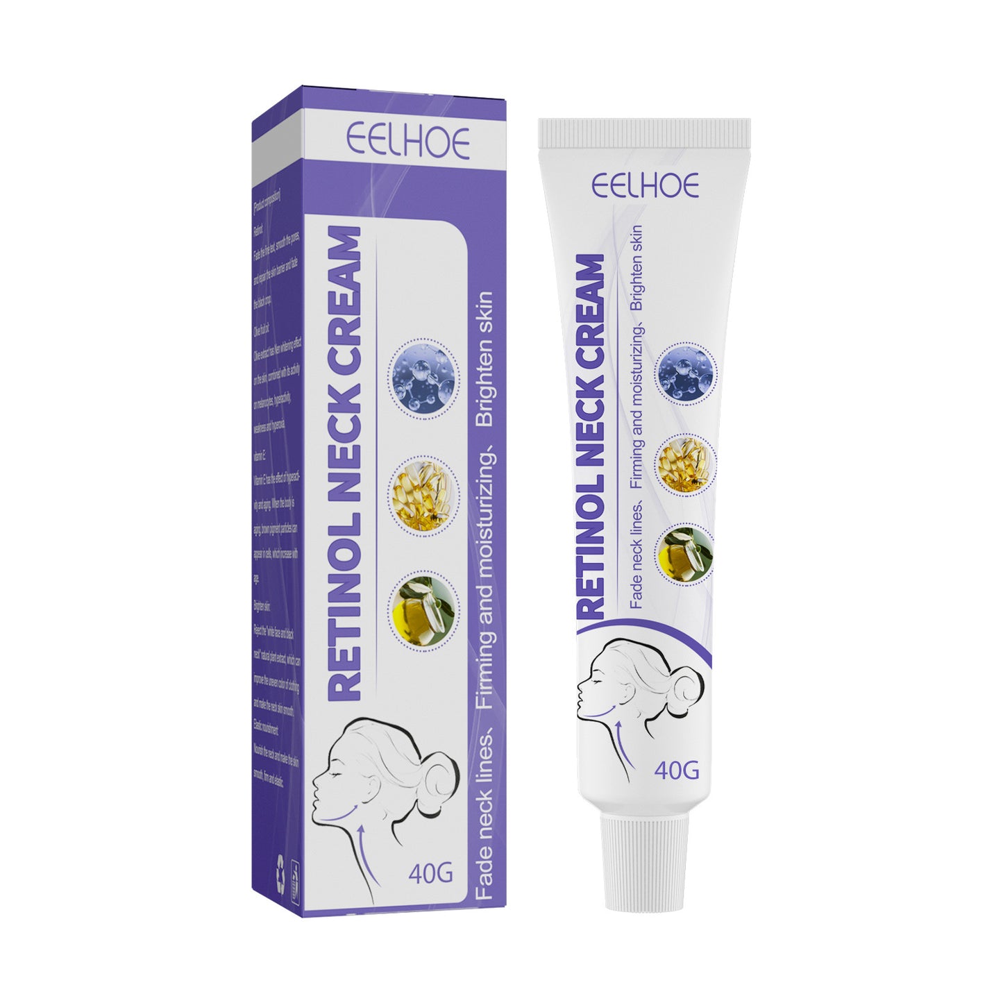 Retinol Neck Cream Neck Massage Desalting Neck Lines Nourishing And Firming Neck Skin Reshaping Swan Neck